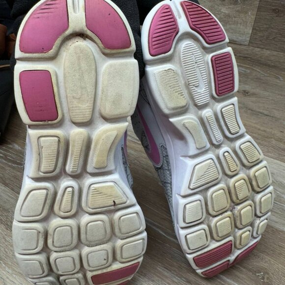 Nike Flex Experience Run 2 Gray/Pink Athletic Shoes Women's Size 10 - Picture 4 of 6